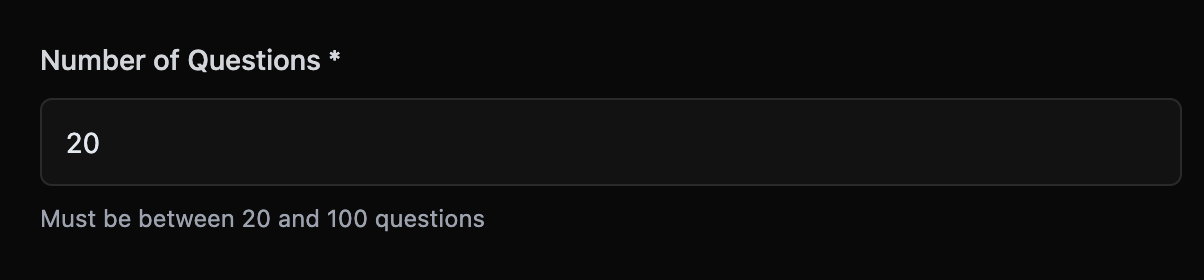 Custom Mock Setting Difficulty Interface - Create your own personalized AFK mock exams