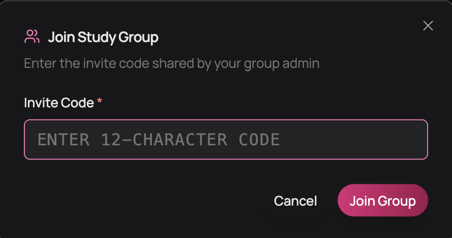 Joining a study group